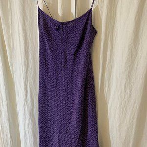 EUC Ann Taylor silk midi slipdress